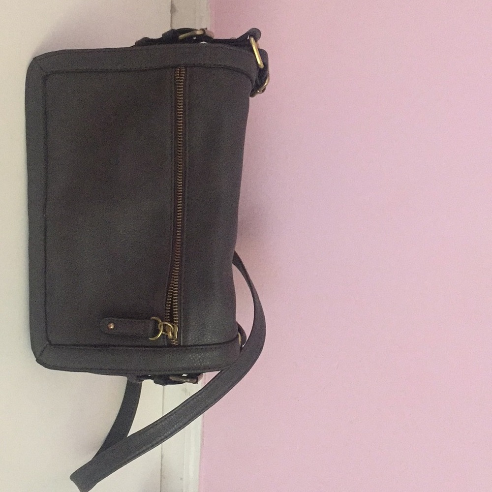 blue gray purse